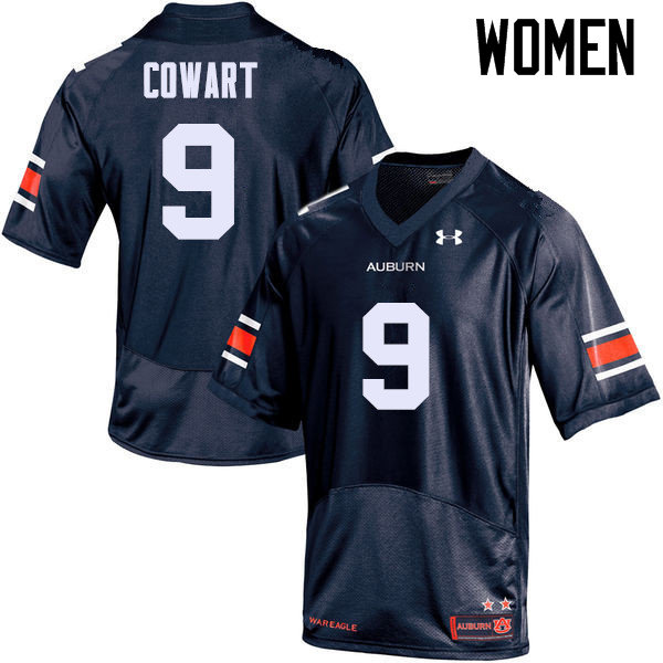 Women Auburn Tigers #9 Byron Cowart College Football Jerseys Sale-Navy
